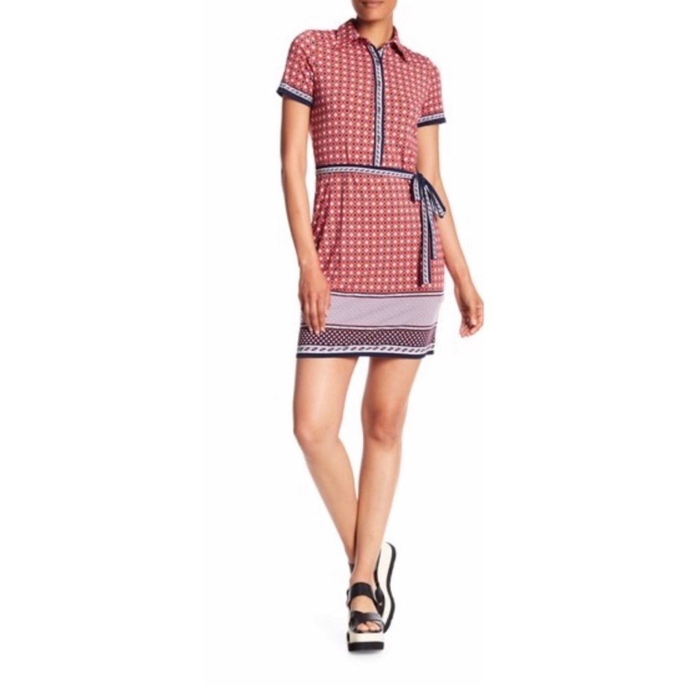 Max Studio | Tie Waist Shirt Dress | Size Medium